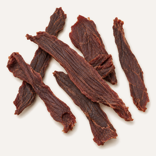 Pudel Kangaroo Jerky Natural dog treats – product close-up