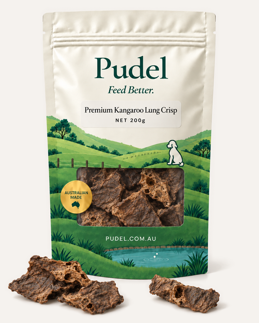 Pudel Kangaroo Lung Crisp NET 200g – front package